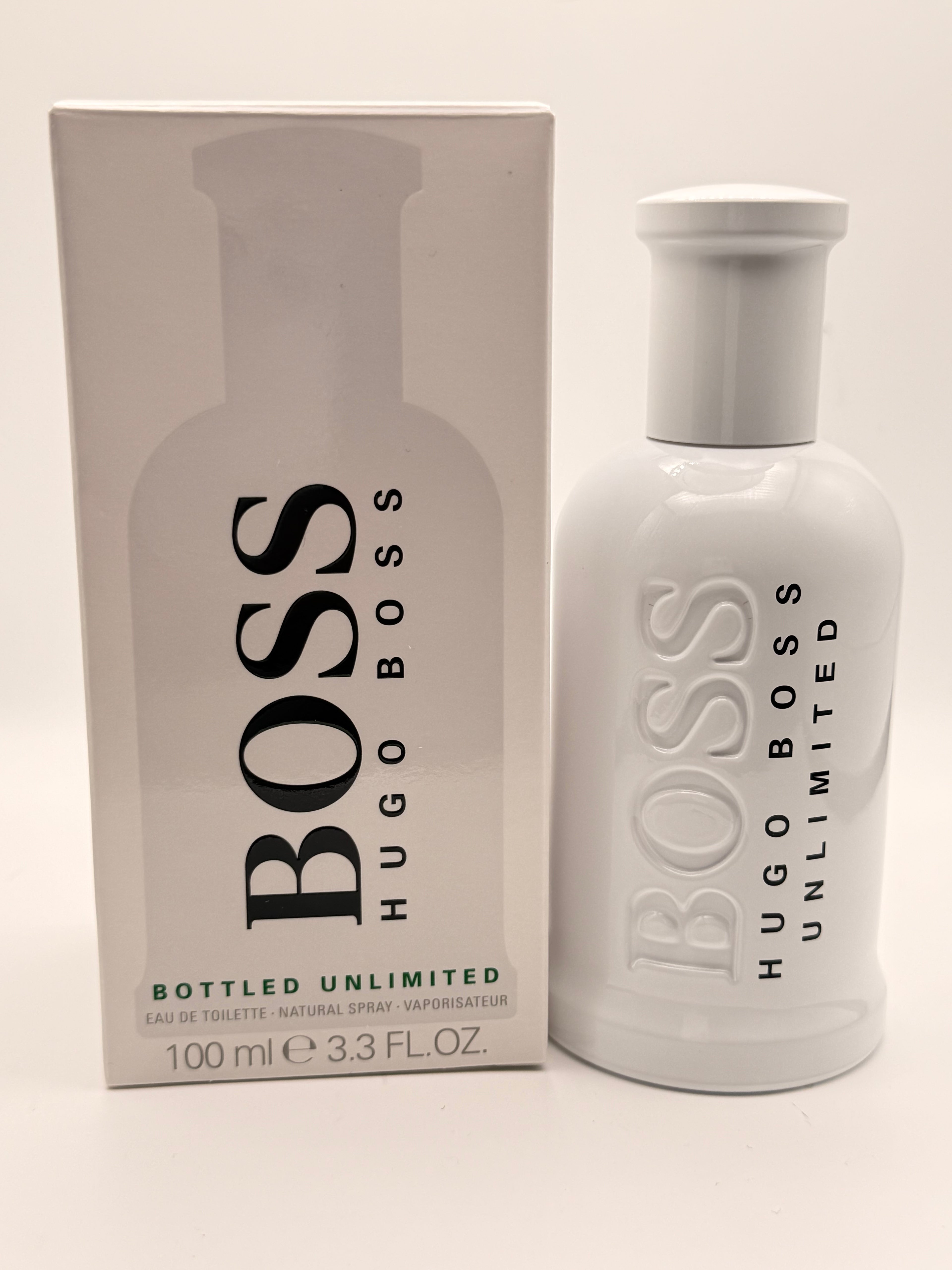 Hugo Boss Bottled Unlimited EDT bottle and box