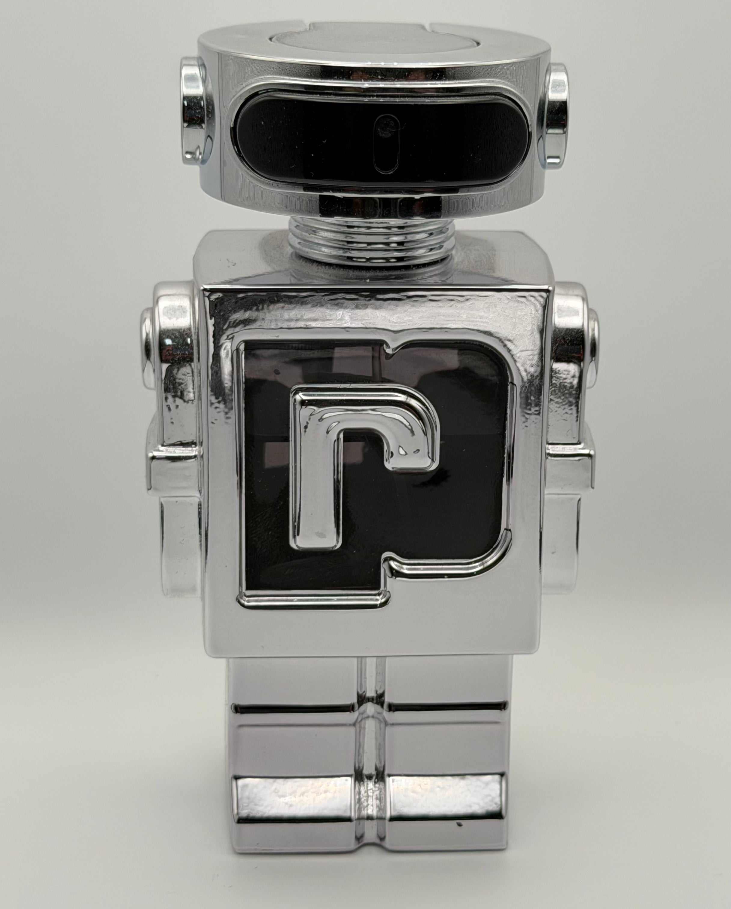 Rabanne Phantom Eau de Toilette chrome robot bottle