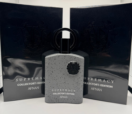 Afnan Supremacy Collector's Edition EDP bottle and packaging